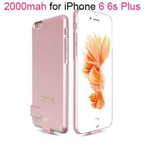1500mah/2000mah Portable External Power Bank Battery Charger Case For iphone 6 6S 7 Power Battery Case - ColaPa - Discover Hot Mobile Accessories Online